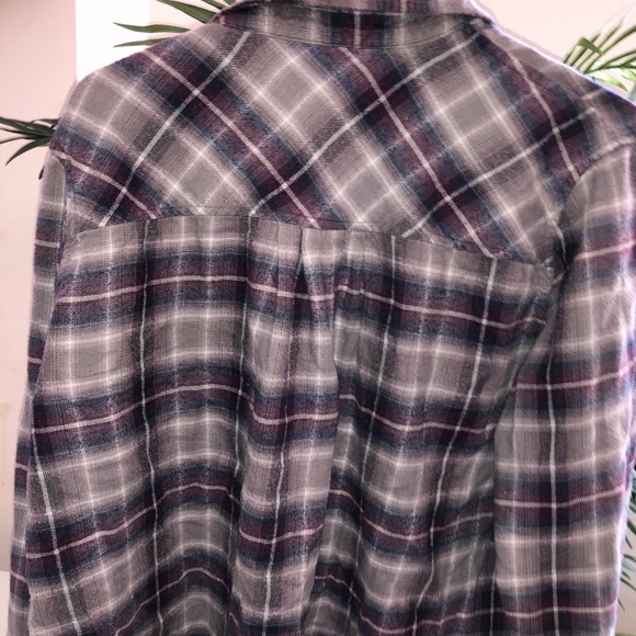 BDG Urban Outfitters Flannel Button Down Shirt - Picture 2 of 4